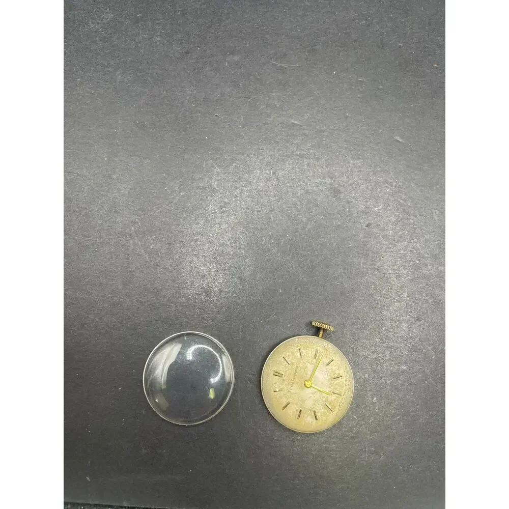 Girard Perregaux Vintage Watch Movement Dial Loose Crystal Stem Parts Repair